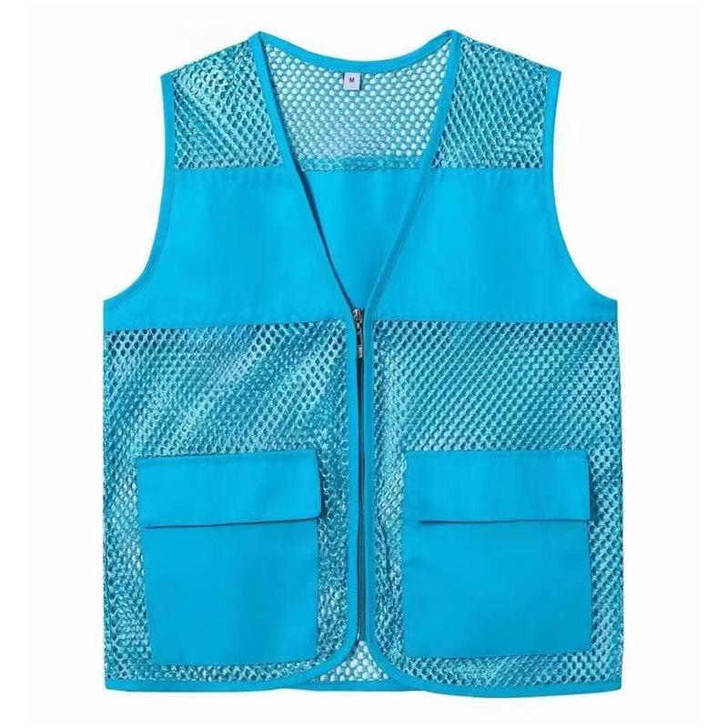 Custom Breathable Mesh Vest with Logo for Volunteer and Promotional Activities