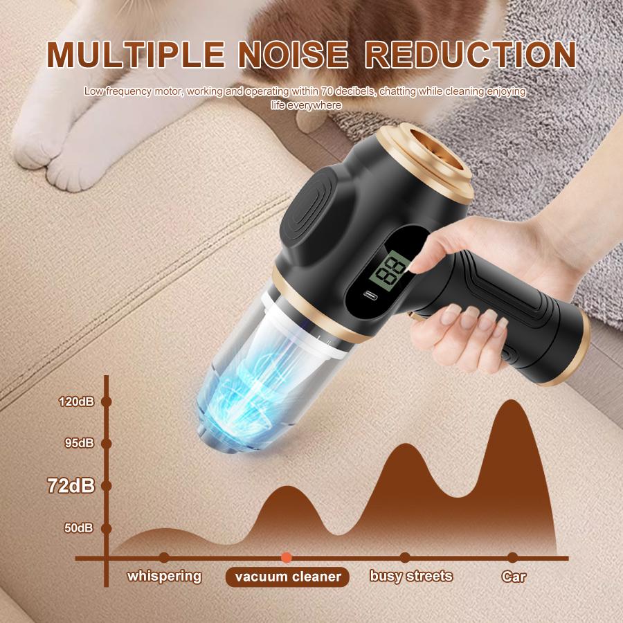 Mini Car Vacuum Cleaner Portable Cordless Handheld Cleaner for Home Appliance Powerful Cleaning Machine Car Cleaner for Keyboard