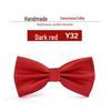 Wine Red Korean Bow Tie for Men - Ideal for Weddings and Best Man Attire