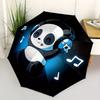 1 Stück Panda Beats Auto Auf/Zu, Ganzjahres-Tragbarer Faltregenschirm für Damen & Herren, Reisen, Alltag, Formelle Anlässe - Kompakter Luxus-Sonnenschirm, Outdoor