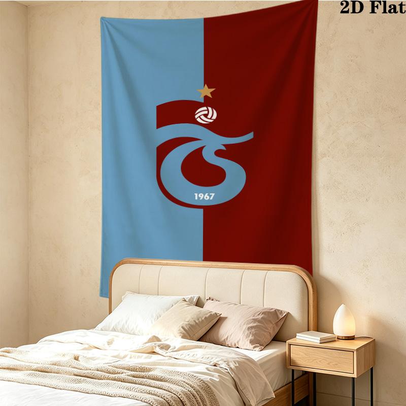 Trabzonspor Wall Tapestry Aesthetic Wall Hanging Printed Fabric Blanket Decorative Tapestries For Bedroom Living Room Home Decor