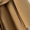 Women's Minimalist Wool-Cashmere Tie-Waist Long Coat