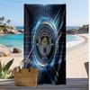 Manchester City Printed Beach Towel Quick Dry Soft TowelPortable Large Rectangular Beach Blanket for Travel Swimming Pool
