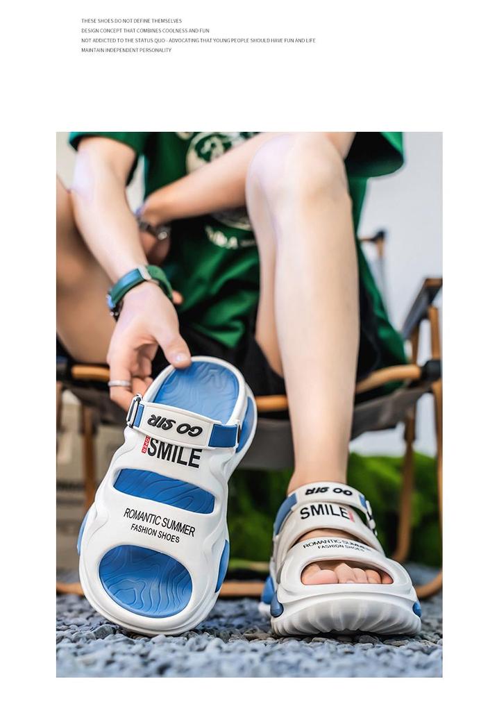 Men's Summer Sandals for Senior Students: Versatile, Soft Bottom, Outdoor & Driving Wear, Dual-Use Sandals & Slippers.