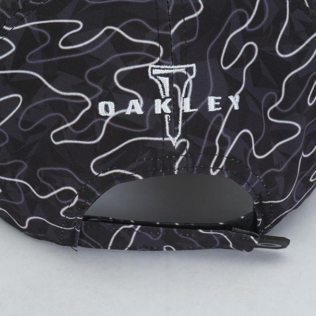 Oakley Fixed Size Black Free Size Cap, 25.0 (00G), Print,