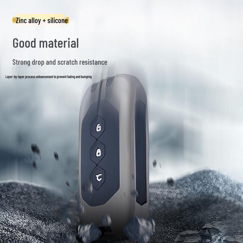 Wuling Capgemini 2020 Key Cover: Smart Remote Metal Case & Buckle