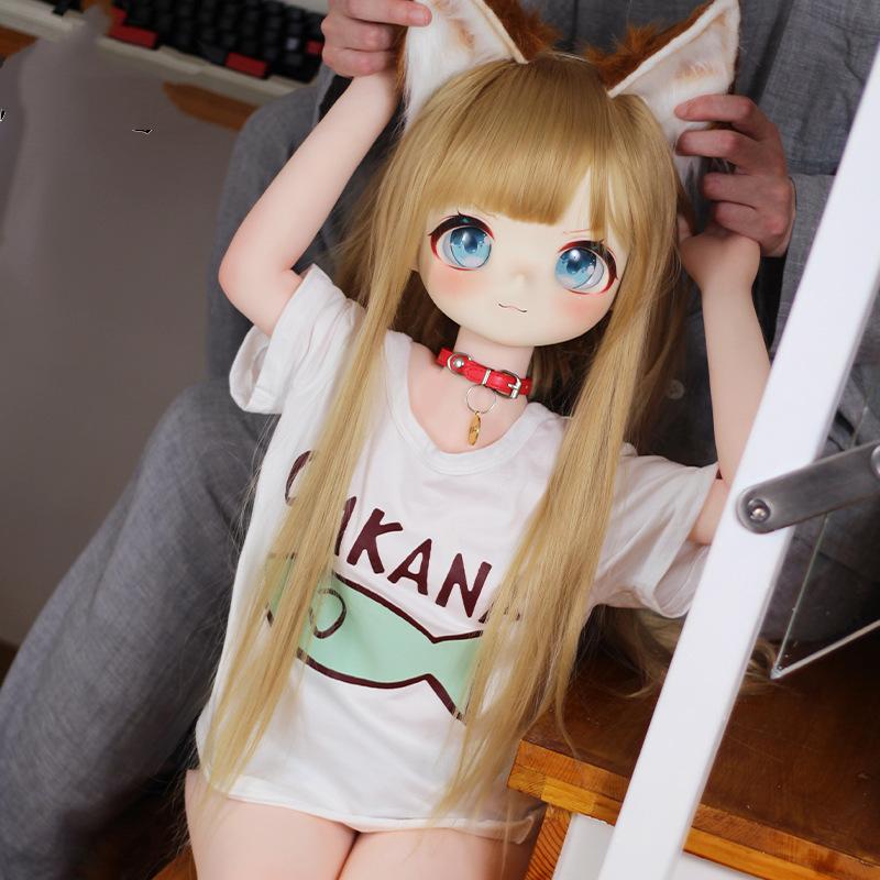 68cm Men's Sex Doll Demon Wild Fox BJD Loli Doll Hand-Made Masturbation Cup Furry Fever Cosplay Erotic Adult Sex Toy