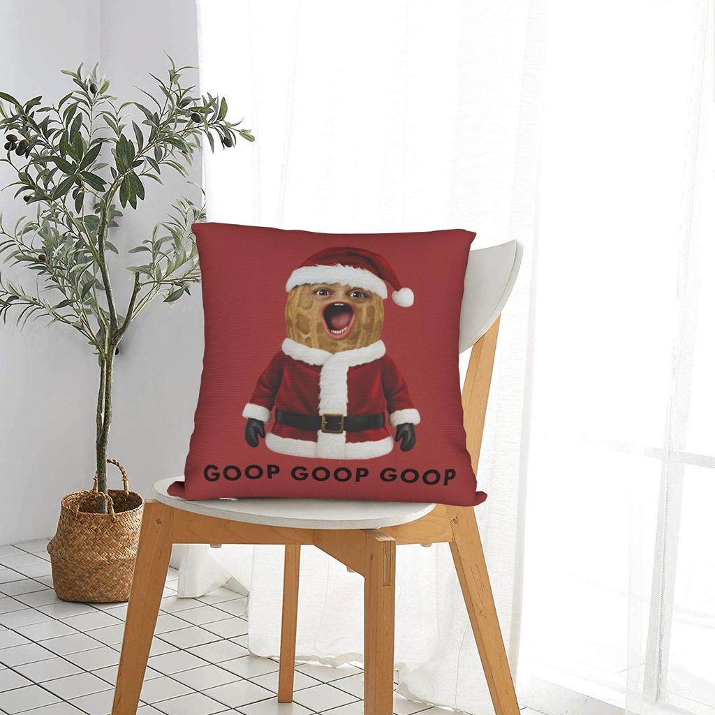 Pillow Case Funny The Burnt Peanut GOOP Bungulator Print Pillow Cover For Living Room Chair Funny Pillowcases