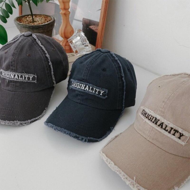 Women s Y2K Grunge Baseball Cap Beige C8081_Black