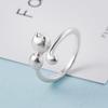 Fashion Women Finger Rings Pet Dog Paw Cat Ears Leaves Open Design Minimalist Ring Wedding Party Adjustable Ring Jewelry Gift