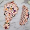 Portable Handheld Handheld Mirror Set Collapsible Foldable Cosmetic Mirror Home Decoration
