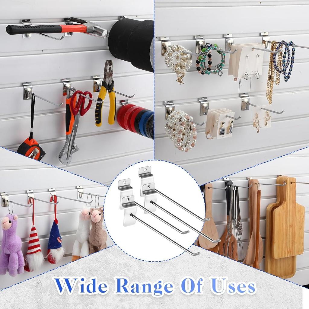 Supermarket Shelf Channel Hook Display Accessories Single Wire Hook Slot Panel Hooks Metal Display Hooks for Merchandising