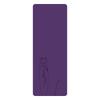 Premium Natural Rubber Yoga Mat - Non-slip, Sweat-absorbing, Extended, and Widened Plank Support.