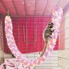 60cm Hamster Swing Rope Soft Hanging Rat Toy Hammock Sugar Glider Climbing Rope  Guinea Parrot