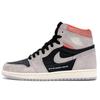 Air 1 Retro High OG Neutral Grey Pánské tenisky Hyper-Crimson-White-Black 555088-018