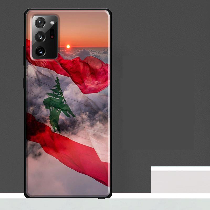 Lebanon Flag Map Case For Samsung Galaxy S25 Ultra S23 S22 S21 S24 Ultra S9 S10 S20 Plus S25 FE Phone Cover
