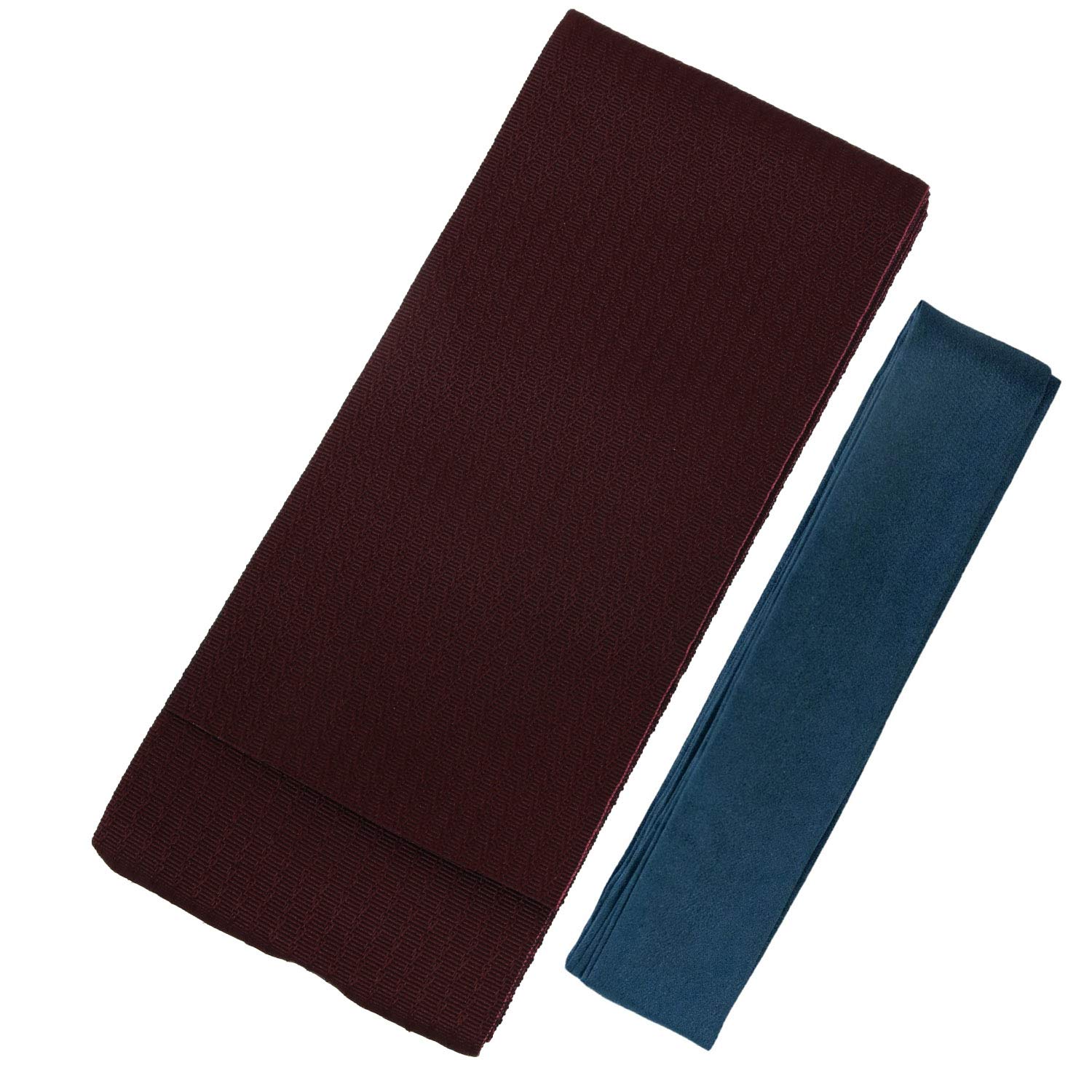 

квадратный оби, выполненный с узором вашего квадратного набора поясного шнура для оби, квадратная талия [KYOETSU] [Kyoetsu] Однослойный набор, Япония, однотонный, на выбор, однослойный фиолетовый