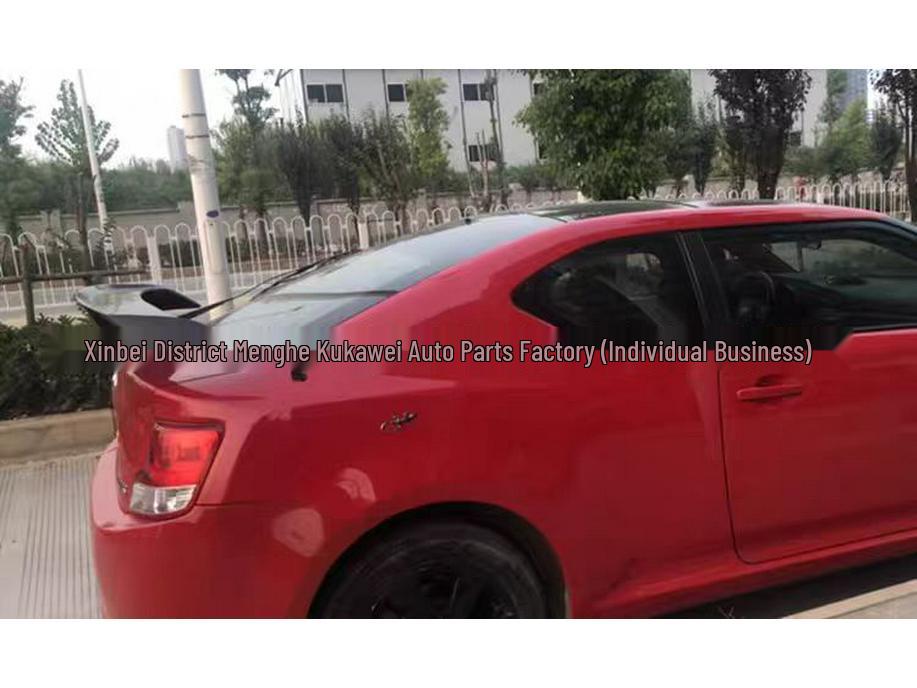 Universal GT Rear Spoiler for Three-Box Cars, Black ABS Material