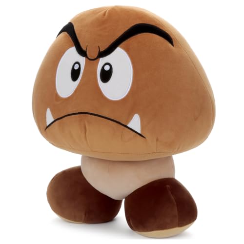 Takara Tomy Arts Super Mario Mocchi-Mocchi-GameStyle Goomba Plush Toy (approx. 37cm tall)