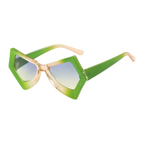 

Blue Light Blocking Glasses Irregular Gradient Frame Eyeglasses Fashionable Gaming Glasses Stylish Eyewear for Men Women Outdoor Activities 1pc P