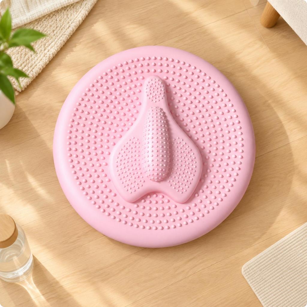 Balance Cushion with Massage Bumps Spinal Alignment Inflatable