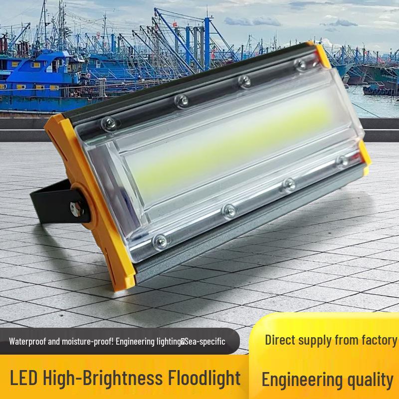 Colorful Dimmable LED Spotlight: Single Beam Floodlight for Landscaping, Trees, and Signs