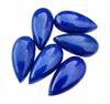 Lapis Lazuli Gemstone: Blue Long Pear Shape Cabochons, Custom Sizes