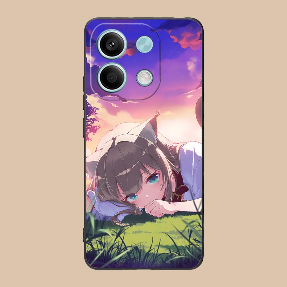 Anime Kinako Hara Mobile Phone Case for POCO F7 F6 F5 F4 F3 F2 Pro GT C75 C71 C65 C61 C40 Pro Ultra Colorful Printing Cover