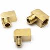 M6 M8 M10 1/8" BSP Male Female Elbow 90 Degree Block Brass Pipe Fitting Connector For Compreesion Fitting Oil Lubrication