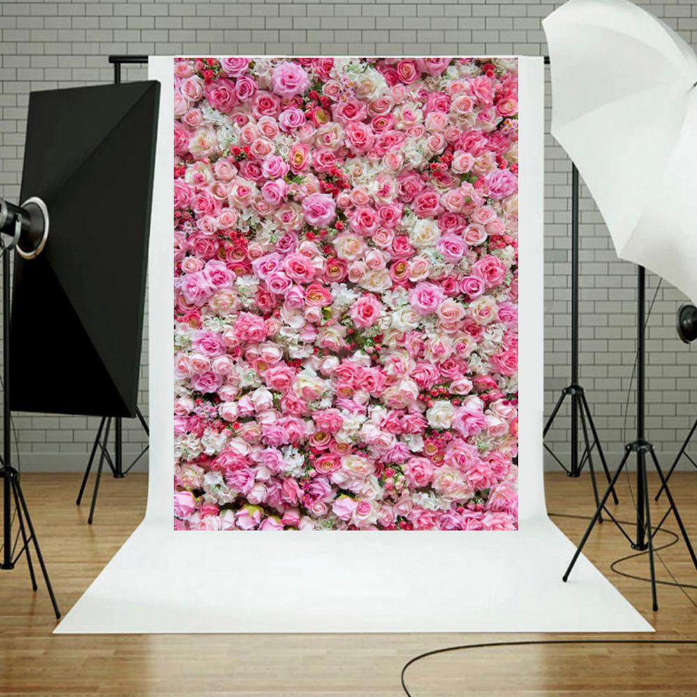 Temă florală Fundal pentru fotografie cu flori Studio Recuzită foto Fundal pentru petrecerea de nuntă