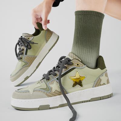 Star Men's Shoes Spring Board Sneakers Hip Hop Shoes for Young Men