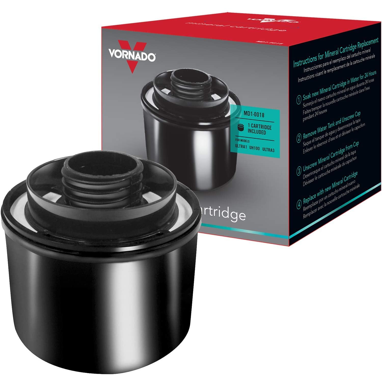 

Ультразвуковой увлажнитель воздуха Vornado с минеральным картриджем MC1 UH100-JP