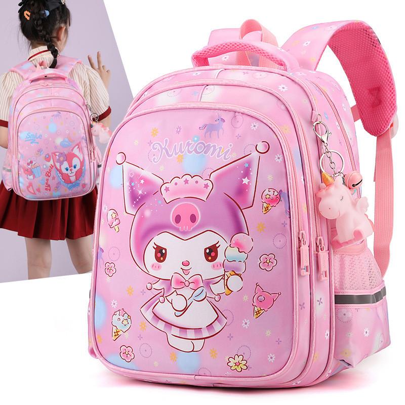 Cute Cartoon Nylon Backpack For Kids Lightweight And Breathable For School