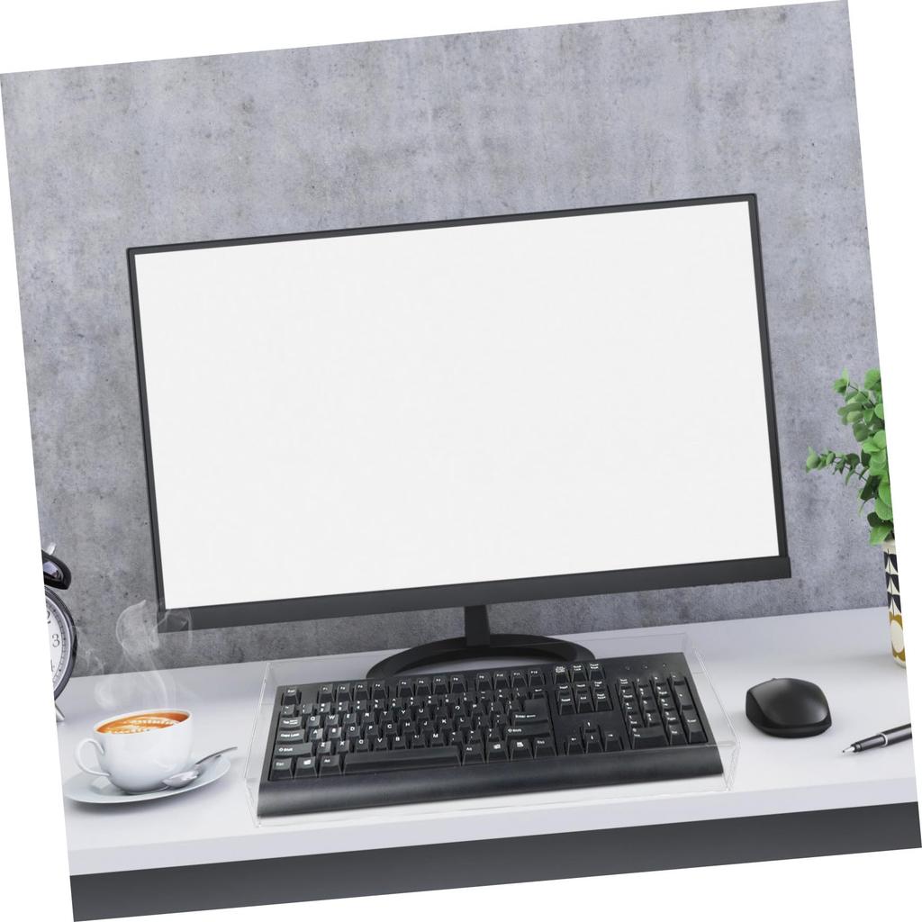 VORCOOL Clear Acrylic Keyboard Keyboard Multifunctional Protects Against Water and for Work and Gaming Cover, Protector, Cover, Droplets, Dust,