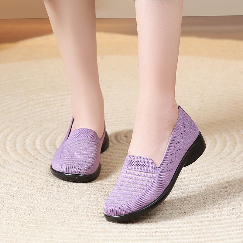Cloth Shoes One Pedal Mesh Breathable Fashion Lightweight Soft Sole Heightening Shoes Children