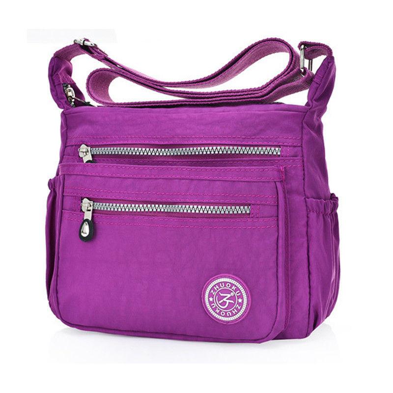 

Us Women Tote Messenger Cross Body Handbag Hobo Bag Ladies Shoulder Bag Purse Light purple,One Size