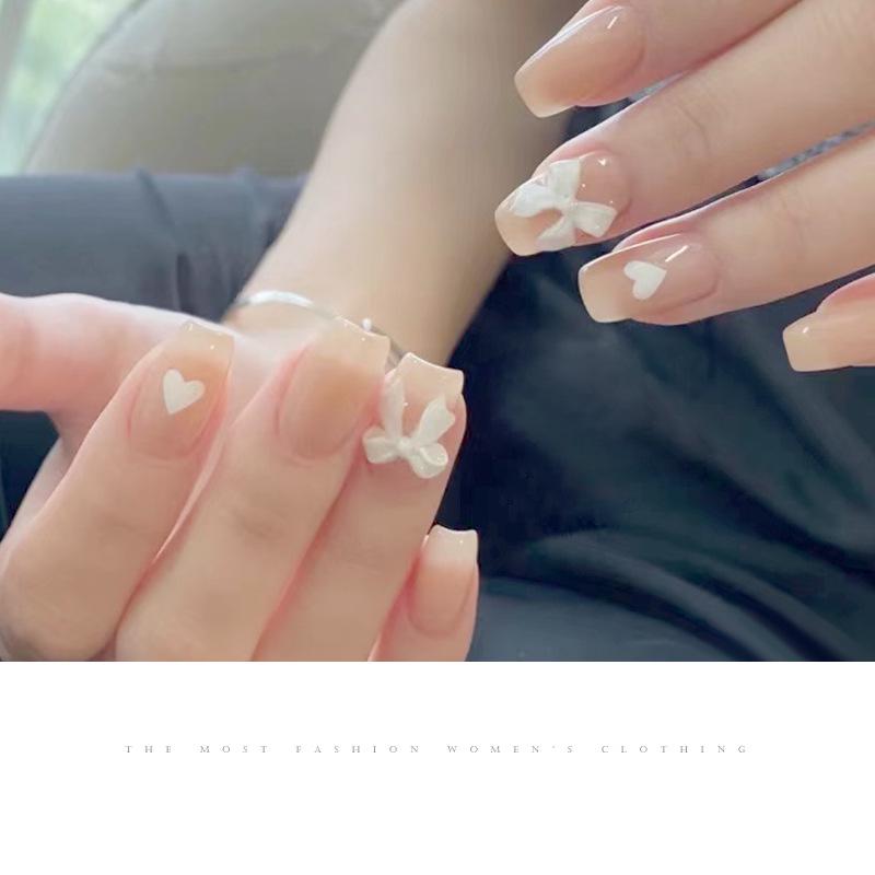Resin 3D Japanese Cute Ribbon Bow Nail Accessories