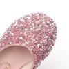 Girls' Princess Shoes Spring New Children's Shoes Little Girls' Leather Shoes Crystal Shoes for Dresses