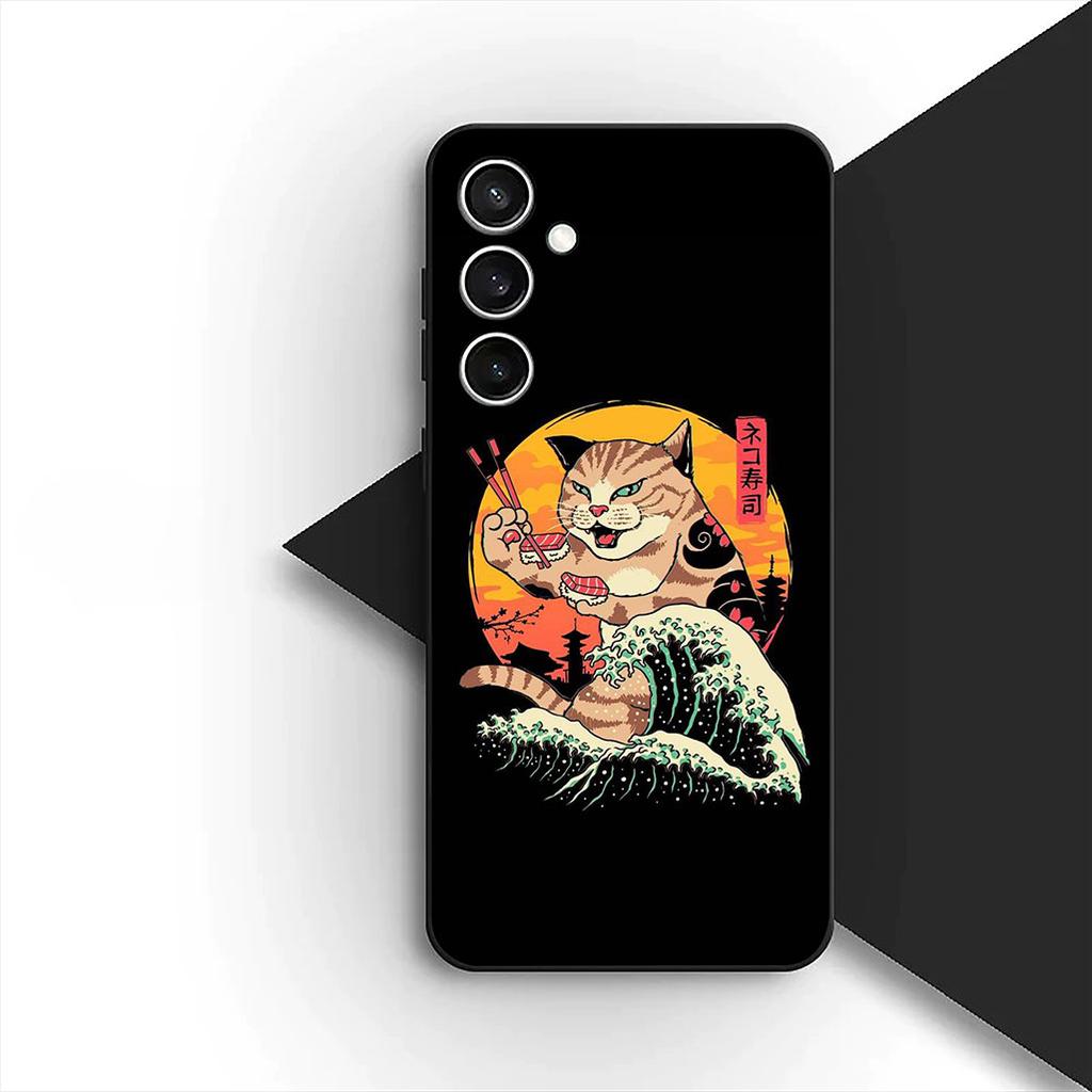 Cover for Xiaomi Redmi Note 13 14 Pro Plus ProPlus 14C 13C Pro+ 5G 4G Casing Silicone Phone Case Bushido Japan Samurai Ninja