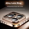 Alloy Frame | Machine ColorIPhone 16 Pro Max Case, MagSafe Magnetic IPhone Ultra-Thin Metal Shockproof Frosted Version - Gold