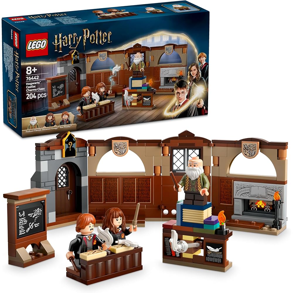 LEGO Harry Potter Hogwarts Castle: Charms Class Building Set Toy for Kids Ages 8-10