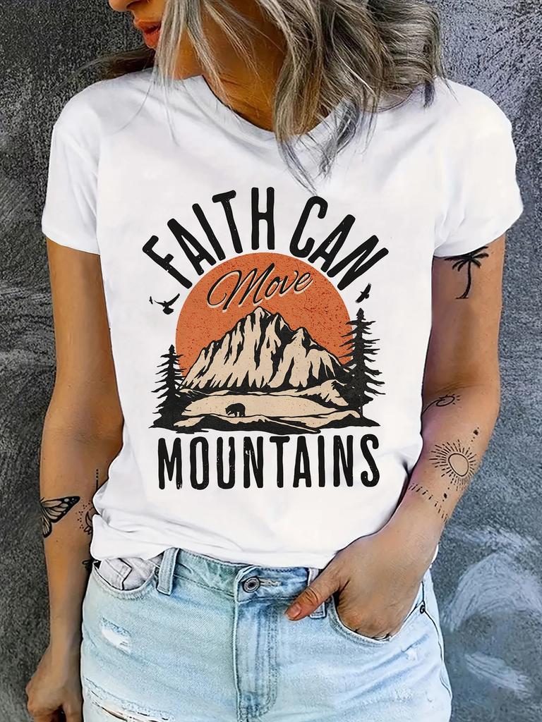 Women's Rock and Roll Free Bird Print T-Shirt Short Sleeve Casual Top for Spring & Summer with Comfortable and Stylish Clothing