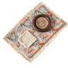 Handmade Stitchwork Flower Sea Leaf Tea Table Mats Creative Drink Coaster Household Dinner Table Cloth Mat For Tea Ornaments