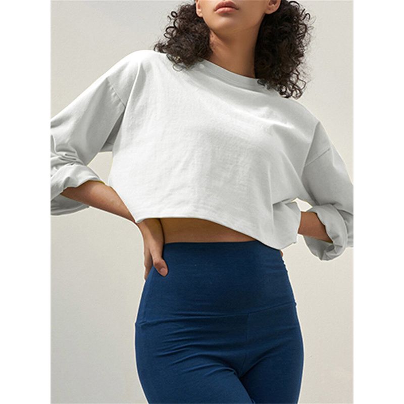 American Sexy Women's Overall Sexy Waist Hollow-out Short Sleeve T-shirt