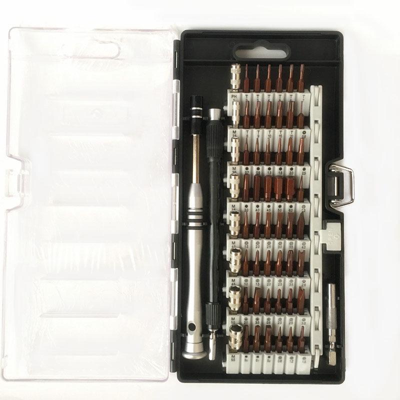 60-in-1 Screwdriver Set: Phillips, Flathead, Torx for Mobile Phones, Computers, Home Repair
