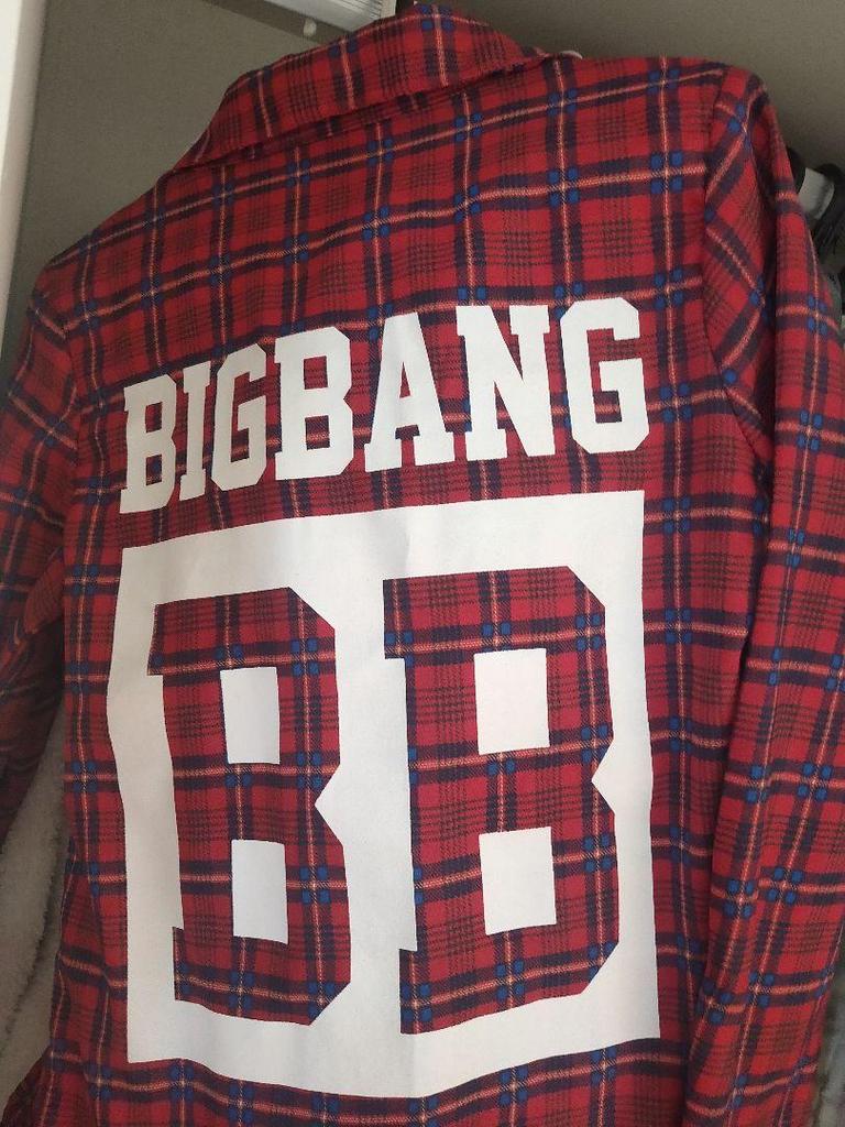 [USED] BIGBANG Gingham Check Shirt