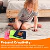 8Pcs Toddler Montessori Board Creative Felt Cloth Dress Learning Board Portable Fine Motor Skill Toy for Home Classroom Car