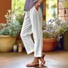 2025 Women's Simple Fashion Cotton Linen Straight Pants - Loose Casual Long Pants