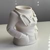 Nurse Shaped Pen Holder, White Coat Shaped Desktop Decoration, Stationery Storage Box