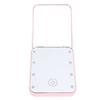 Compact LED Travel Makeup Mirror 2 Sided Magnification Rechargable Portable Handheld Small Lighted Cosmetic Mirror